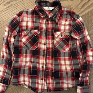 Boys plaid H&M long sleeve